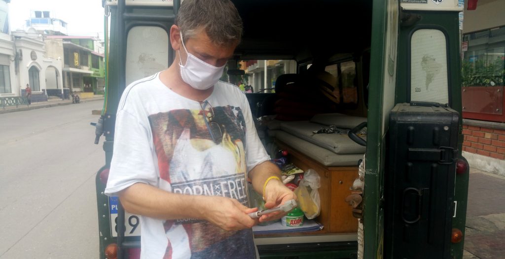 Ulica w Kolumbii, Santa Marta