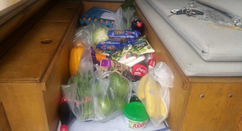 Zakupy w samochodzie